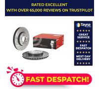 2x Brake Discs Pair Vented fits MERCEDES CLA220 C117, X117 2.2D Front 13 to 19
