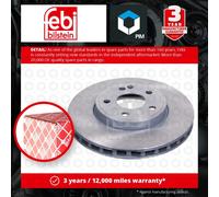 Febi Bilstein 43861 Brake Disc Fits Mercedes-Benz CLA CLA 250 4-matic 2013-2019