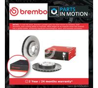 2x Brake Discs Pair Vented fits MERCEDES CLK200 A208, C208 2.0 Front 97 to 02