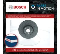 2x Brake Discs Pair Vented fits MERCEDES CLS350D C257 2.9D Front 17 to 20 360mm