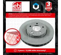 2x Brake Discs Pair Vented fits MERCEDES E200 W211 2.2D Front 02 to 08 OM646.951
