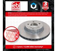 2x Brake Discs Pair Vented fits MERCEDES E230 S211 2.5 Front 07 to 09 M272.922