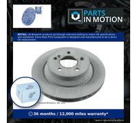 2x Brake Discs Pair Vented Rear 300mm ADU174301 Blue Print Set A0004230912 New