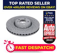2x Brake Discs Pair Vented fits MERCEDES E300EQ 2.0 Front 2019 on 360mm Set Febi
