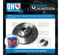 2x Brake Discs Pair Vented fits MERCEDES E320 S211, W211 3.2 Front 02 to 09 Set