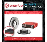 2x Brake Discs Pair Vented fits MERCEDES eSPRINTER 910 Front 2020 on EM780.703