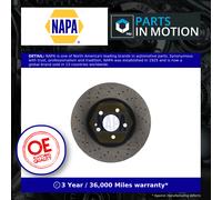 2x Brake Discs Pair Vented fits MERCEDES A220 W176 2.2D Front 12 to 18 OM651.930