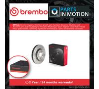 2x Brake Discs Pair Vented fits MERCEDES GLA220 X156 2.2D Front 2013 on 320mm