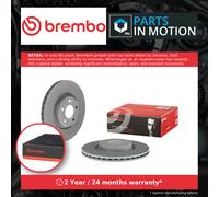 2x Brake Discs Pair Vented fits MERCEDES GLC63 AMG C253, X253 4.0 Rear 2017 on