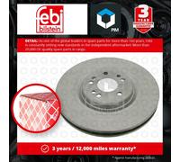 2x Brake Discs Pair Vented fits MERCEDES ML500 W163 5.0 Front 01 to 05 345mm Set