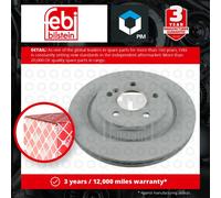 2x Brake Discs Pair Vented fits MERCEDES S320 W221 3.0D Rear 05 to 13 300mm Set
