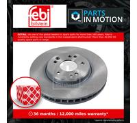 2x Brake Discs Pair Vented fits MERCEDES SL320 R129 3.2 Front 93 to 01 300mm Set