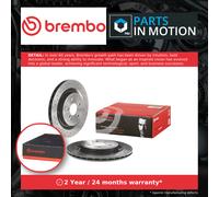 2x Brake Discs Pair Vented fits MERCEDES SLC43 AMG R172 3.0 Rear 2016 on 330mm