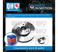 Quinton Hazell Brake Disc/Rotor | Single Disc | Front | 5 Bolt Holes | Internally Vented | BDC5859