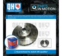 2x Brake Discs Pair Vented fits MERCEDES SLK200 R172 2.0 Front 2015 on M274.920