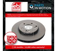 Febi Bilstein 18886 Brake Disc Pair Fits Mercedes-Benz E-Class E 250 T Turbo-D