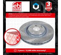 37516 Brake Disc front, perforated / internally ventilated, No. of Holes 5