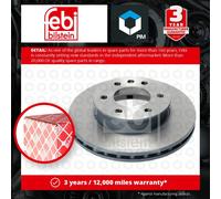 2x Brake Discs Pair Vented fits MERCEDES SPRINTER 2.2D Front 2006 on OM651.955