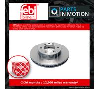 2x Brake Discs Pair Vented fits VW CRAFTER 2E, 2F 2.5D Front 06 to 13 300mm Set