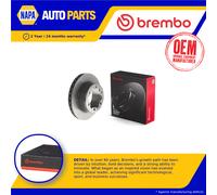 2x Brake Discs Pair Vented fits MERCEDES SPRINTER 906 2.1D Rear 2006 on 303mm