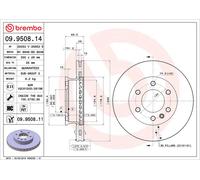 2x Brake Discs Pair Vented fits MERCEDES SPRINTER 906, 907 3.0D Front 2006 on