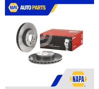 2x Brake Discs Pair Vented fits MERCEDES V300 W447 2.0D Front 19 to 20 OM654.920