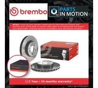 2x Brake Discs Pair Vented fits MERCEDES VIANO W639 3.0D Front 2006 on 300mm Set