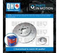 Quinton Hazell BDC6172 Brake Disc Front Fits Mercedes-Benz eVITO Marco Polo Vito