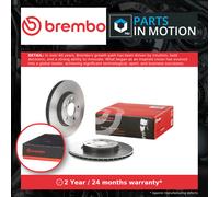 2x Brake Discs Pair Vented fits MINI CONVERTIBLE COOPER F57 2.0 Front 2014 on