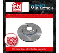 2x Brake Discs Pair Vented fits MINI CONVERTIBLE COOPER F57 2.0D Front 2015 on