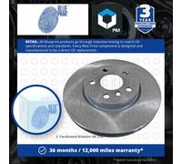 Pair of Front Brake Disc Fits Mini BMW Cooper F54 F55 F56 F Blue Print ADB114325