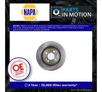 2x Brake Discs Vented Front 276mm NBD5123 NAPA 34111502891
