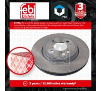 2x Brake Discs Pair Vented fits MINI ONE R56 1.6 Front 01 to 13 276mm Set Febi