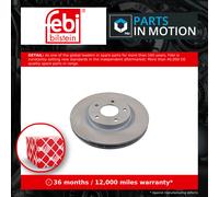 2x Brake Discs Pair Vented fits DODGE CALIBER Front 1.8 2.0 2.0D 2006 on ECD Set