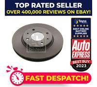 2x Brake Discs Pair Vented fits MITSUBISHI GALANT Mk6 2.5 Front 00 to 04 6A13