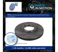 2x Brake Discs Pair Vented fits MITSUBISHI L400 2.5D Front 95 to 05 4D56-T 254mm