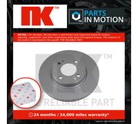 2x Brake Discs Pair Vented Front 251mm 313087 NK Set 4615A129 Quality Guaranteed