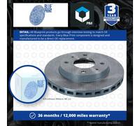 2x Brake Discs Pair Vented fits MITSUBISHI LANCER Mk5, Mk6, Mk7 Front 1.6 1.8