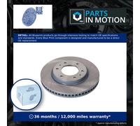 2x Brake Discs Pair Vented fits MITSUBISHI PAJERO Mk3 2.4D Front 2015 on 320mm