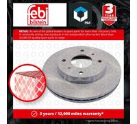 2x Brake Discs Pair Vented fits NISSAN PRIMERA 2.0D Front 90 to 02 256mm Set New
