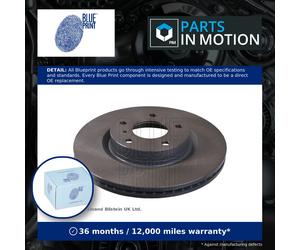 2x Brake Discs Pair Vented fits NISSAN 350Z Z33 3.5 Front 02 to 07 VQ35DE 296mm