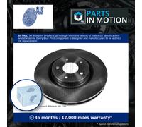 Blue Print ADN143109 Brake Disc Set (2 Brake Disc) front, internally ventilated, No. of Holes 5