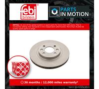 2x Brake Discs Pair Vented fits NISSAN KUBISTAR X76 Front 1.2 1.6 1.5D 2003 on