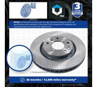 2x Brake Discs Pair Vented fits NISSAN QASHQAI J11 Front 2013 on 295mm Set New