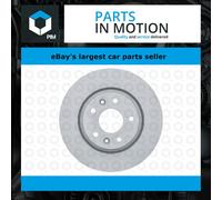 2x Brake Discs Pair Vented fits NISSAN LEAF ZE0 Front 2014 on EM57 295mm Set New
