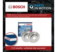 Bosch Brake Discs Vented – 2x Pair for NISSAN LEAF ZE0/ZE1 Front 2010-on 283mm Set New