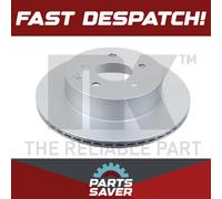 2x Brake Discs Pair Vented fits NISSAN LEAF ZE0, ZE1 Rear 2010 on 292mm Set NK