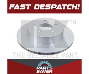 2x Brake Discs Pair Vented fits NISSAN LEAF ZE0, ZE1 Rear 2010 on 292mm Set NK