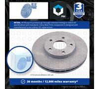 2x Brake Discs Pair Vented Front 280mm ADN143101 Blue Print Set 402063Y502 New