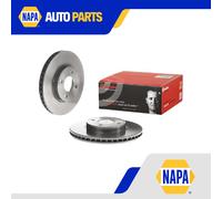 2x Brake Discs Pair Vented fits NISSAN NOTE E12 1.2 Front 2012 on 260mm Set New